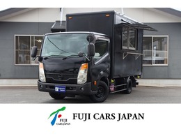 日産 アトラス 移動販売車　キッチンカー 冷蔵庫　2槽シンク　ガス式焼き台　換気扇