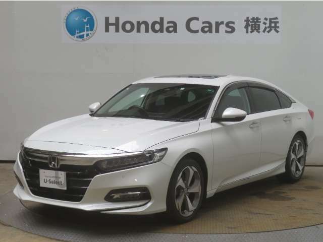 Honda　SENSING（先進の安全運転支援システム）搭載のアコードハイブリッドEXが入庫しました。お気軽にお問合せください！