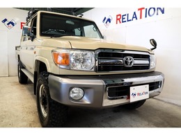 トヨタ ランドクルーザー70ピックアップ 4.0 4WD 1オーナー社外16AWARBルーフラックデフロッ