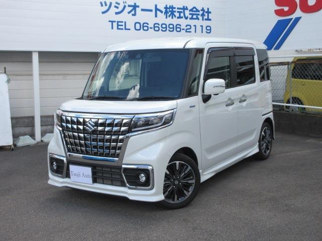 ☆R5年式スペーシアカスタムXSターボが入庫♪インテリキー・9インチフルセグナビ・全方位カメラ・前後ドラレコ・両パワスラ・シートカバー・シートヒーター・ETC・LED・クルコン・アイスト付きデス！