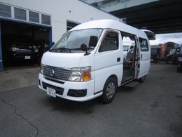 日産 キャラバンマイクロバス 車いす移動車　リフト付 