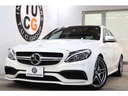 メルセデスAMG Cクラスワゴン C63 EXC/RSP 黒革 SR HUD ナビTV Bカメ 2年保証