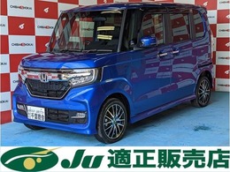 ホンダ N-BOX カスタム 660 G L ターボ ホンダセンシング 4WD エンジンスターター 両側パワスラ 純正ETC