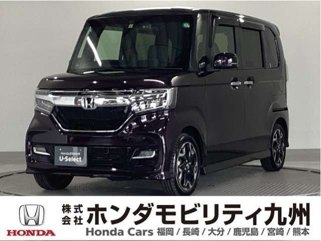 N-BOXカスタム　GLターボホンダセンシングです！純正メモリーナビ、衝突低減ブレーキ、リアカメラ、両側電動スライドドア、LEDヘッド、純正15インチアルミホイール他、充実しています！