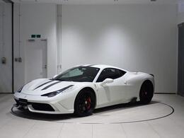フェラーリ 458スペチアーレ F1 DCT LEDステア BIANCO AVUS グリジオレーシング