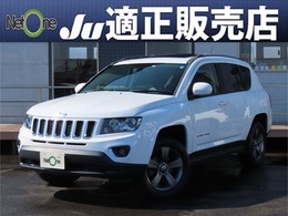 ジープ コンパス ノース 4WD SDナビETC サンルーフ 半革シート 禁煙車