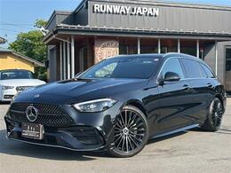 メルセデス・ベンツ Cクラスワゴン C220 d アバンギャルド AMGライン (ISG搭載モデル) ディーゼルターボ BRABUSエアロ AMG19AW パノラマSR