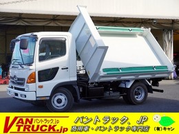 日野自動車 レンジャー 4トン　ベッドレス　強化　三転ダンプ 3.4t積　新明和　三方開　手動シート　6MT