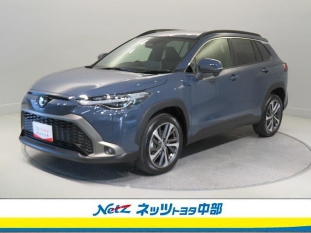 落ち着いたグレー色が魅力的なカローラクロスHVです♪外装良好です！
