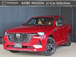 マツダ CX-60 3.3 XDハイブリッド プレミアム スポーツ ディーゼルターボ 4WD ワンオーナー・タン色レザー内装・12ナビ