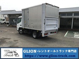 三菱ふそう キャンター 垂直ゲート・ラジコン付・サイド扉・10尺 アルミV・5MT・2t積