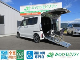 ホンダ N-BOX カスタム 660 スロープ 4WD 車いす仕様車　新車保証付