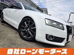 アウディ A5スポーツバック 2.0 TFSI クワトロ Sラインパッケージ 4WD 茶レザーパワーシート ローダウン社外17AW