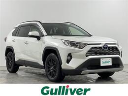 トヨタ RAV4 2.5 ハイブリッド G E-Four 4WD セーフティS ・レザー・純正メモリナビ