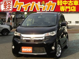 三菱 eKカスタム 660 G 4WD ナビ　TV　アイドリングストップ
