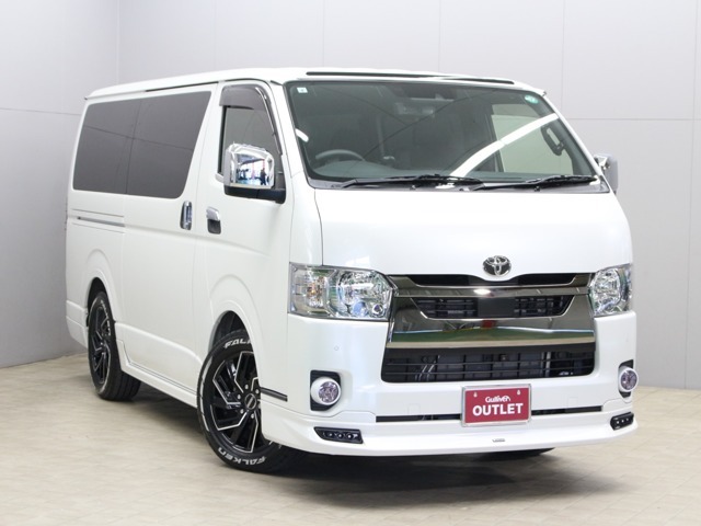 ☆R4年 ハイエースバン スーパーGLダークプライムII 4WD入庫しました♪人気色ホワイトパールクリスタルシャイン♪モデリスタエアロ＆ESSEX EW17インチアルミホイールでカッコよくカスタムされた1台です♪