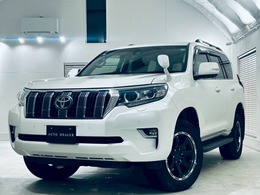 トヨタ ランドクルーザープラド 2.8 TX Lパッケージ ディーゼルターボ 4WD サンルーフ/ルーフレール/黒革/バックカメ