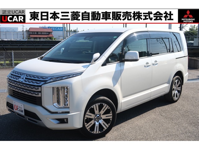 令和3年式　デリカD：5　G パワーパッケージ　4WD　7人乗り　純正オリジナル10.1型ナビ　後席用モニター　バックカメラ　電動シート　誤発進抑制　両側電動スライド　レーダークルーズ　ETC2.0