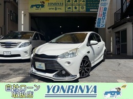 トヨタ アクア 1.5 G G's エアロナビ地デジDVDバックカメラBluetooth