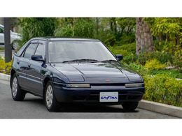 マツダ ファミリアアスティナ 1.5 DOHC リトラクタブルライト　社外ハロゲンライト