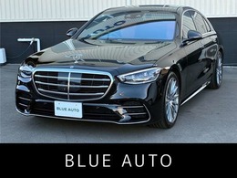 メルセデス・ベンツ Sクラス S400 d 4マチック AMGライン ディーゼルターボ 4WD パノラマルーフ　茶革シート　ブルメスター