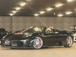 フェラーリ F430スパイダー F1 白革シート　ローダウン