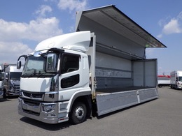 三菱ふそう スーパーグレート アルミウィング 10t超 メッキ付 導風板　管理番号C40222