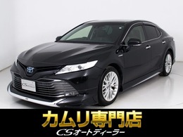 トヨタ カムリ 2.5 G レザーパッケージ 禁煙/モデリスタエアロ/BSM/黒革/SDナビ/プ