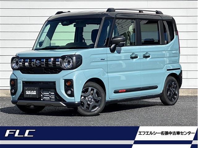 ☆新型スペーシアギア　HYBRID　XZ　ターボ　純正ナビ　全方位カメラ　届出済未使用車　入庫しました♪