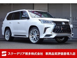 レクサス LX 570 ブラック シークエンス 4WD リヤエンターT　Mレビンソン　TRDエアロ