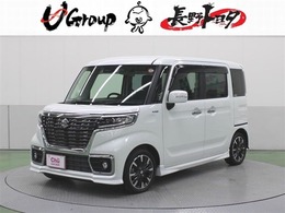 スズキ スペーシア 660 カスタム ハイブリッド XS 4WD ナビバックモニターETC両側パワスラ