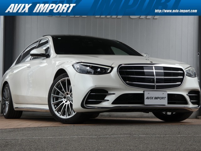 ご覧頂き誠に有り難う御座います！！　現行Sクラス W223型 S5004マチックロングAMGラインの入庫です！！安心の右ハンドル＆正規ディーラー車！！　1オーナー車！！