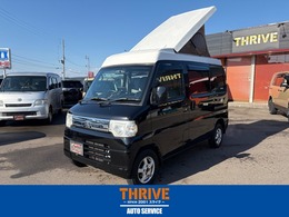 三菱 ミニキャブバン 660 ブラボー ターボ車 ハイルーフ 4WD ポップアップル-フ　キャンパ-仕様