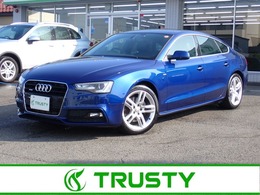アウディ A5スポーツバック 2.0 TFSI クワトロ Sラインパッケージ 4WD 後期 黒革 23yピレリ装着 R7.1ディ-ラ-点検