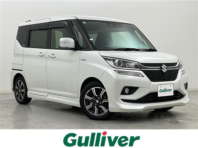 スズキセーフティサポート　衝突軽減　全方位カメラ　両側電動ドア　8型ナビ　フルセグ　ETC　シートヒータ　パドルシフト　ドラレコ　LEDヘッドライト　横滑り防止装置　純正15inAW　純正フロアマット