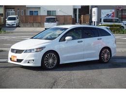 ホンダ ストリーム 2.0 RSZ Sパッケージ 4WD ハーフレザーシート ETC 2年保証付