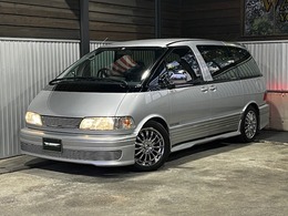 トヨタ エスティマ 2.4VモデリスタアメリカンビレットVer. 1オーナー/ビレットグリル/ナビ/車高調