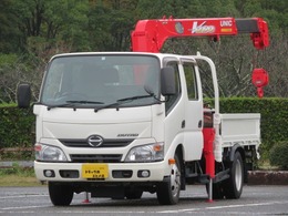 日野自動車 デュトロ 2t ロング Wキャブ 3段フックイン 内寸-長276x幅178x高37