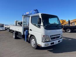 三菱ふそう キャンター 3段クレーン TADANO 2トン 