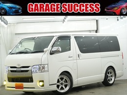 トヨタ ハイエースバン 2.8 スーパーGL 50TH アニバーサリー リミテッド ロングボディ ディーゼルターボ ローダウン/両側電動スライドドア/ファブレ