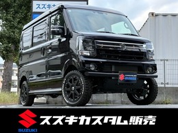 スズキ エブリイワゴン 660 PZターボ ハイルーフ 4WD リフトアップ　前後ショートバンパー　バン