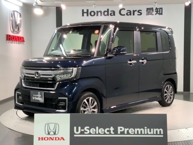 全国納車可 第三者機関証明書付 最長5年保証 ワンオーナー ナビVXM-205VFEi TV Rカメラ BTオ-ディオ DVD ドラレコ シ-トヒ-タ- ETC装備のN-BOXカスタム L入庫！