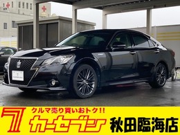 トヨタ クラウンアスリート ハイブリッド 2.5 S Four ブラックスタイル 4WD エンスタ　SR　ナビ　ETC　特別仕様車