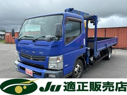 三菱ふそう キャンター 4段クレーン 荷台内寸436×208　2.13t吊り　ラジコン付