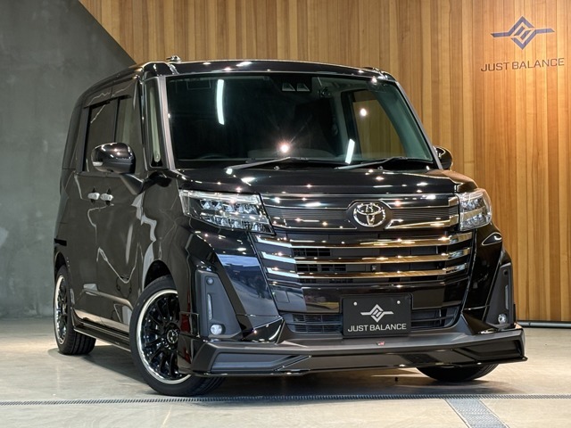 大人気車種トヨタ　ルーミー入庫いたしました！新品GRエアロ、新品タイヤ、ウェッズ　マーベリック16インチ　マーベリック付きのとっておきの車両です！
