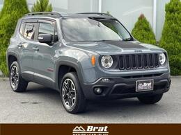 ジープ レネゲード トレイルホーク 4WD 純正モニターオーディオ Bluetooth Bカメラ