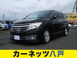 日産 エルグランド 2.5 ライダー 4WD フルセグHDDナビ+純正リヤモニター