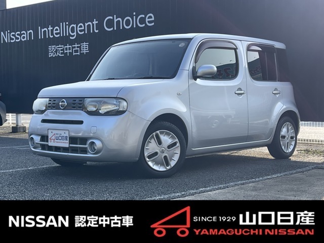 キューブ　X　Vセレクション　シルバー　低走行車です！