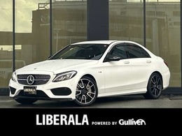 メルセデスAMG Cクラス C43 4マチック 4WD エクスクルーシブPKG 黒革シート シートヒ