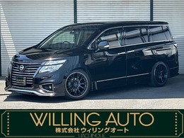 日産 エルグランド 3.5 350ハイウェイスター ジェットブラック アーバンクロム 4WD タンカラーレザーシート 全法カメラ